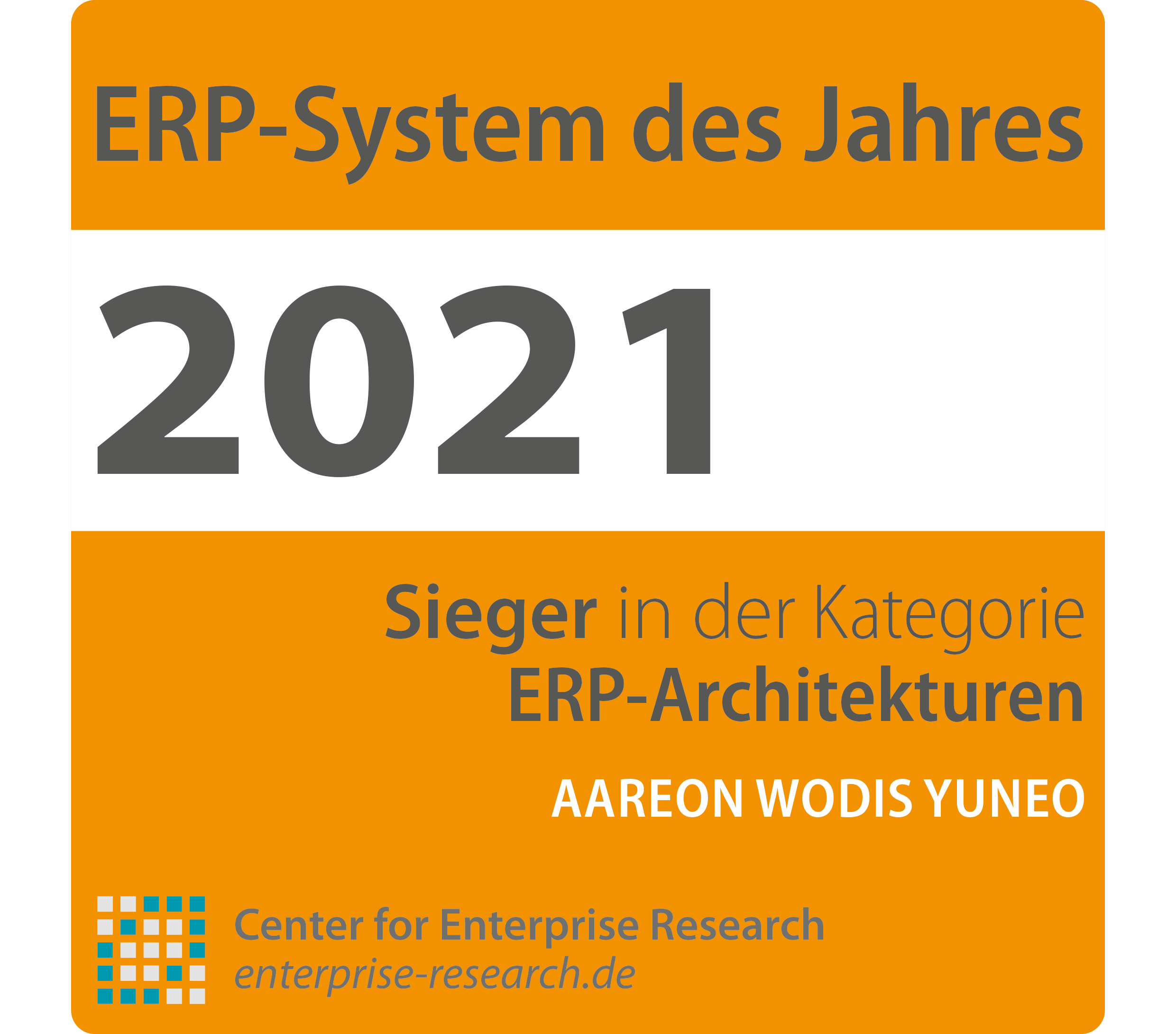 Siegel ERP-System des Jahres 2021