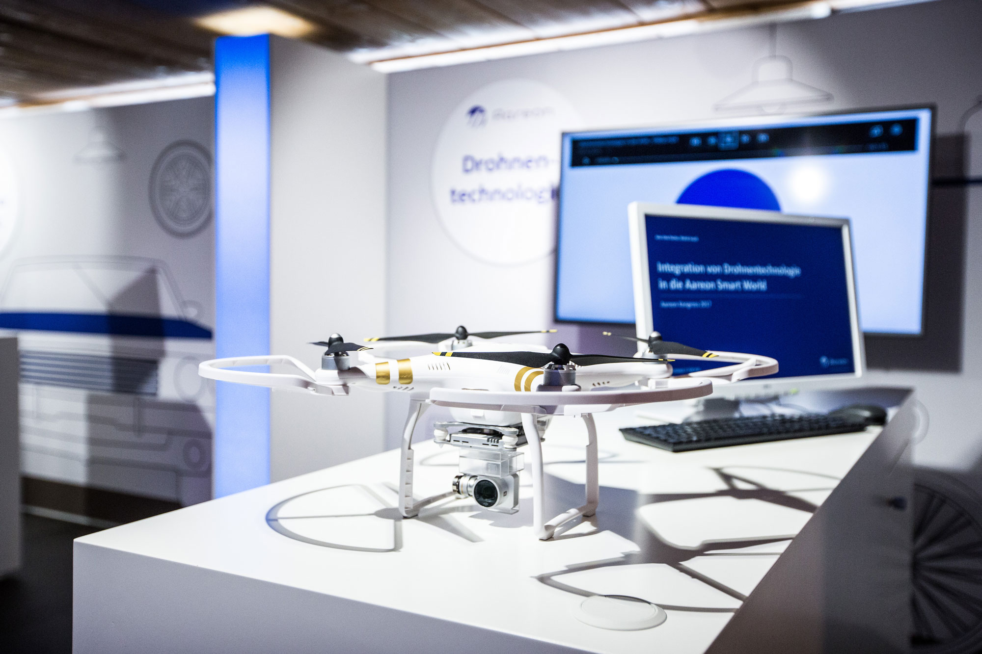 Drohnentechnologie auf dem Aareon Kongress
