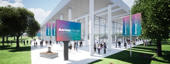 Willkommen zum Aareon Forum 2021 (Grafik: Aareon AG, Mainz)