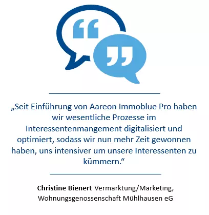 Christine Bienert zu Aareon Immblue Pro