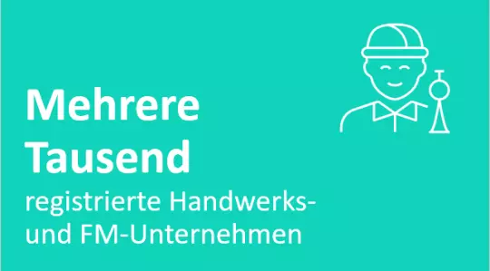 Registrierte Handwerks- und FM-Unternehmen