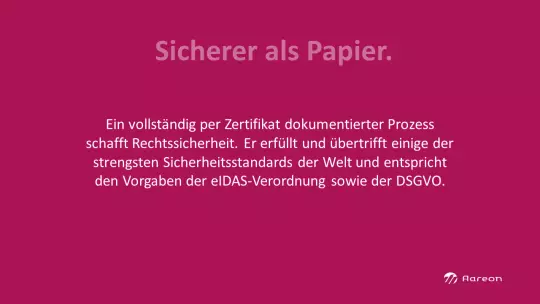 Sicherer als Papier