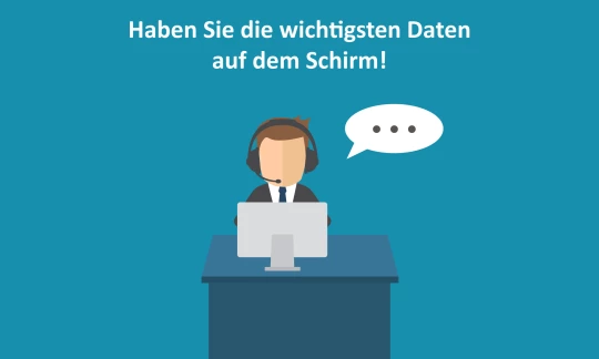 Haben Sie die wichtigsten Daten auf dem Schirm!