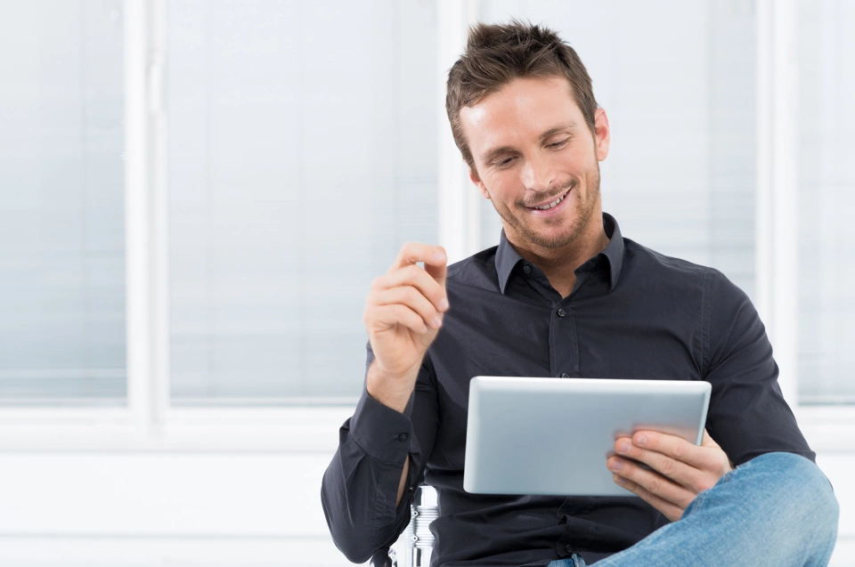 Person Mann Tablet Person Mann Tablet