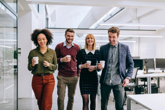 Job jung Menschen Büro