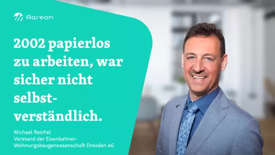 Michael Reichel, Vorstand der Eisenbahner Wohnungsbaugenossenschaft Dresden eG