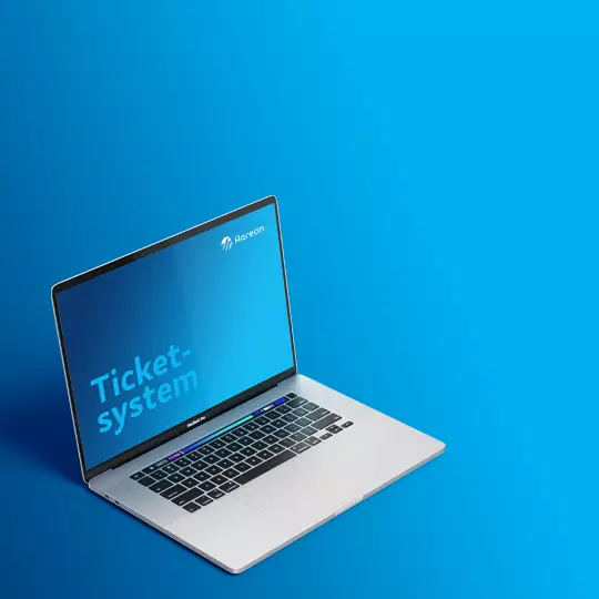 Ticketsystem auf dem Notebook Ticketsystem auf dem Notebook