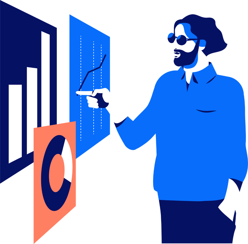 Lounge Business Analytics Mann Seite
